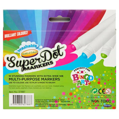World of Colour Super Dot Markers - Pack of 10
