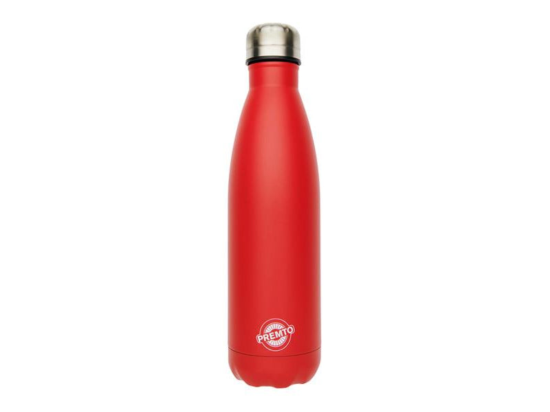 Premto 500ml Stainless Steel Water Bottle - Ketchup Red