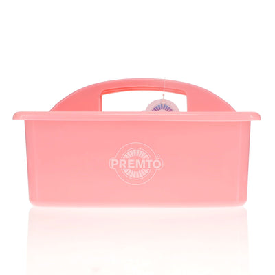 Premto Pastel Storage Caddy - 235x225x130mm - Pink Sherbet