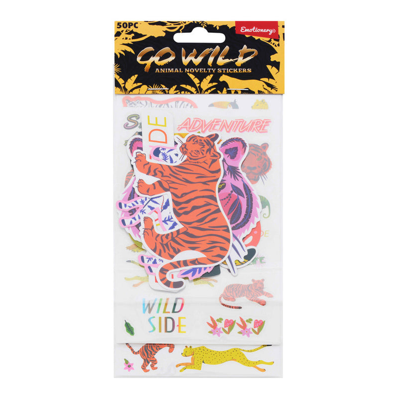 Emotionery Stickers - Go Wild Animals - Pack of 50