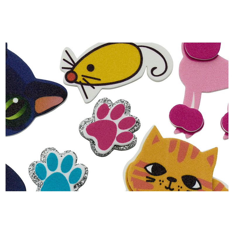 Crafty Bitz Squishy Foam Stickers - Cats And Dogs 1 - Pack of 11