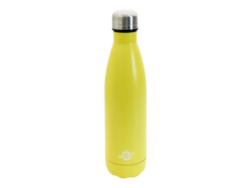Premto Pastel 500ml Stainless Steel Water Bottle - Primrose Yellow