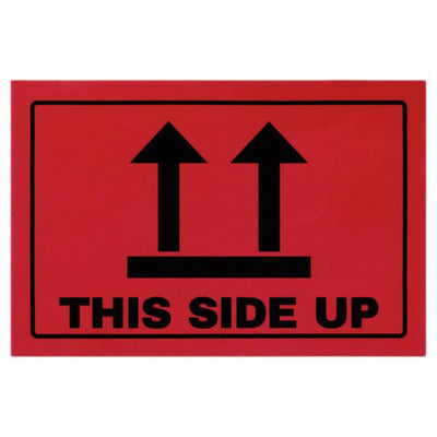 Stik.Ie Self Adhesive Labels ''Warnings! - This Side Up'' - 200 pieces