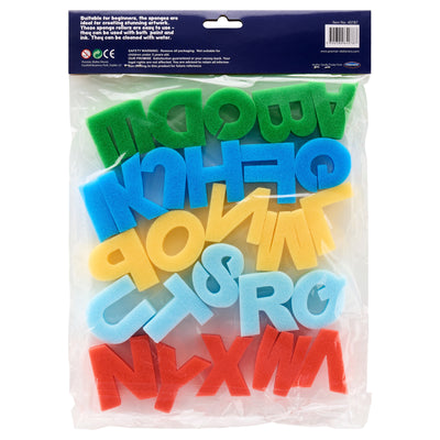 World of Colour Sponge Alphabet - Capital Letters - Pack of 26
