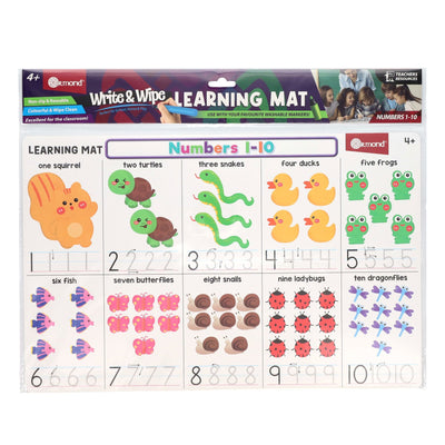 Ormond Learning Mat - Numbers 1 - 10