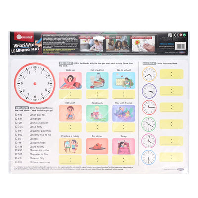 Ormond Learning Mat - Tell the Time