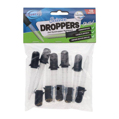 Clever Kidz Science Droppers - 10 pieces