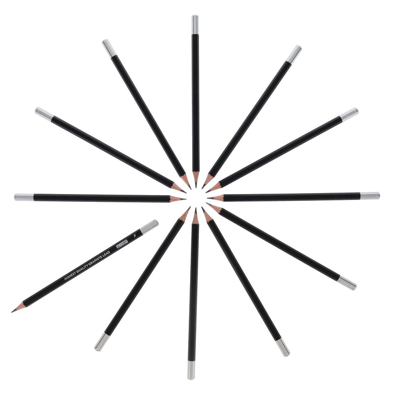 Icon Graphite Pencils - F - Box of 12