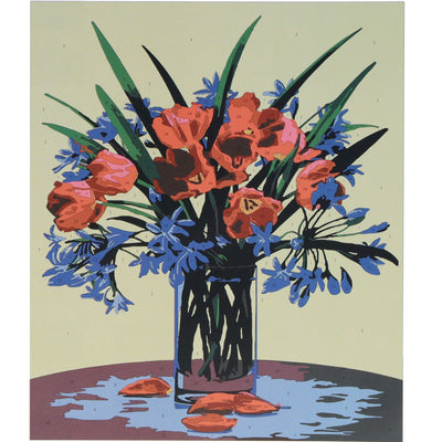 Icon Paint By Numbers Canvas - 300x250mm - Flower Vase