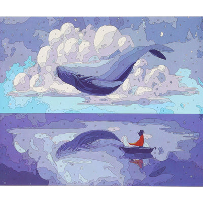 Icon Paint By Numbers Canvas - 300x250mm - Whale & Girl
