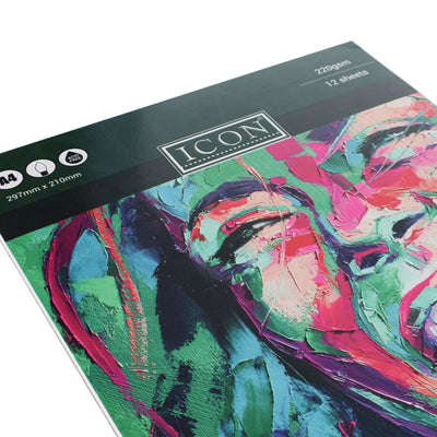 Icon A4 Canvas Paper - 220gsm - 12 Sheets