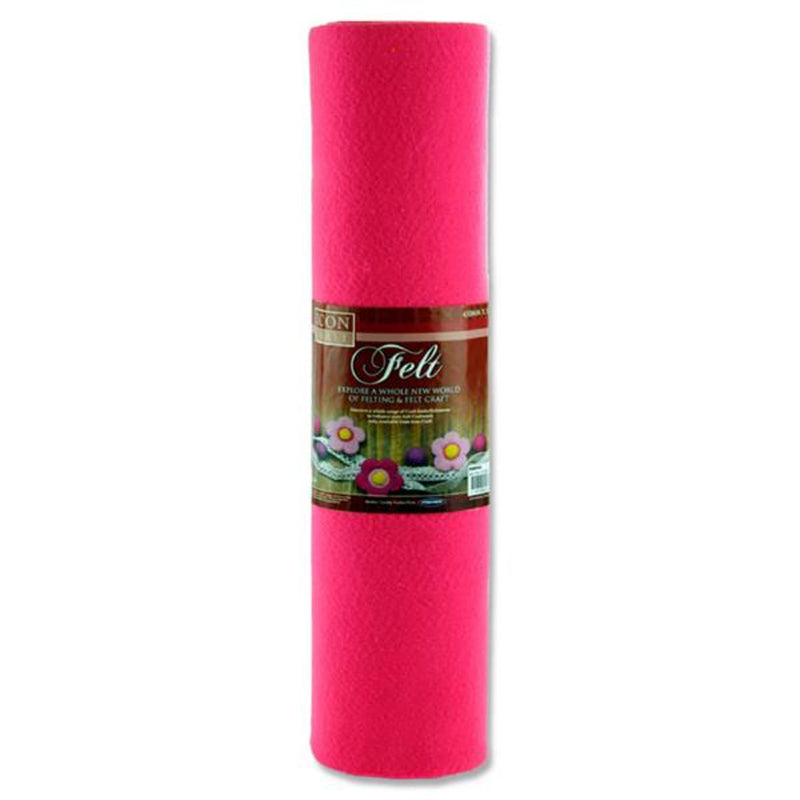 Icon Felt Roll - 5m x 45cm - Pink