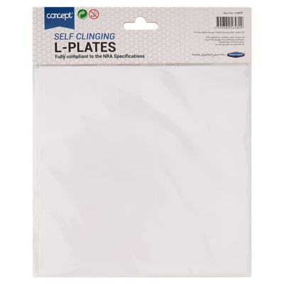 Self Clinging L-Plates Set Of 2