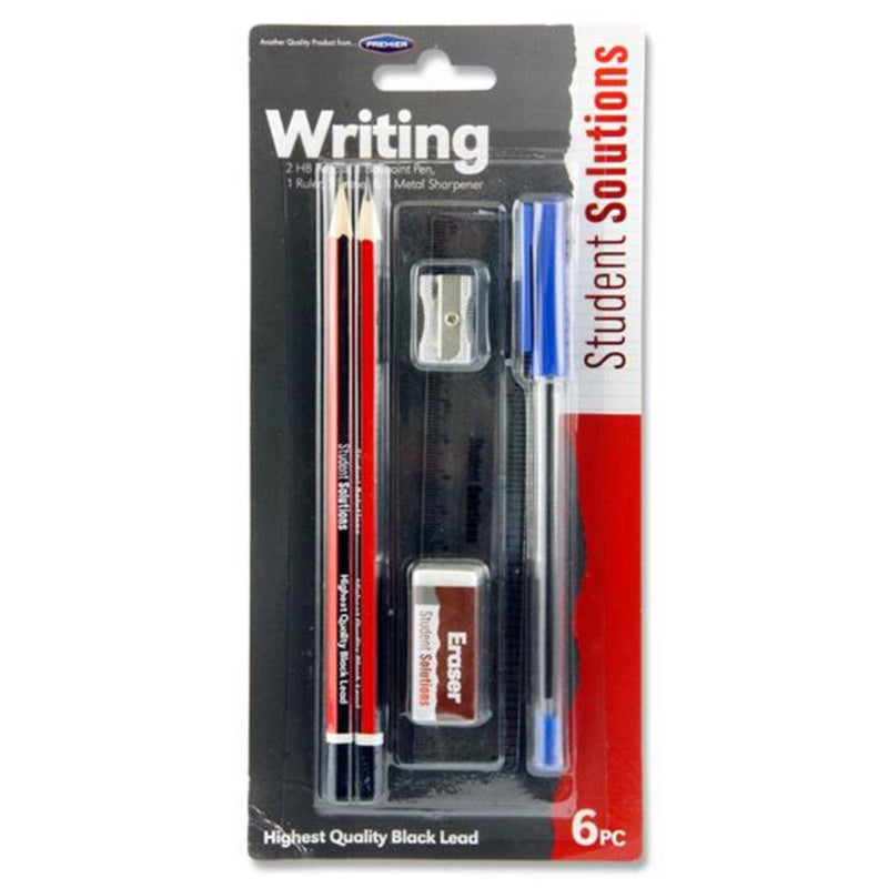 Student Solutions Writing Stationery Set - 6 Pieces