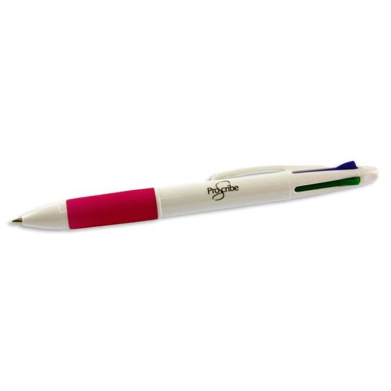 Pro:Scribe 4-in-1 Ballpoint Pen - Pink Grip