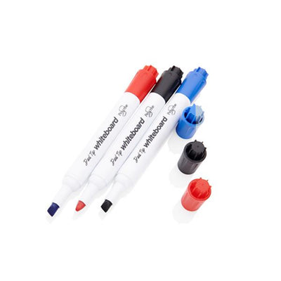 Pro:Scribe Twin Tip Whiteboard Marker - Pack of 3